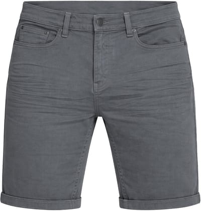 Mario Russo Chino Short Jog Vittorio - Korte broek heren - Shorts heren - Katoen - Antraciet