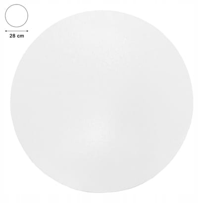 Professionele Taartbodem Wit 28 cm Dik 1,2 cm
