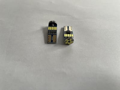 Set T10 ( W5W ) LED - canbus - 15 SMD - wit 6000K - interieur - kenteken - stadsverlichting