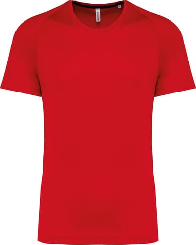 PROACT® Gerecycled herensport-T-shirt met ronde hals PA4012 - Red - 3XL