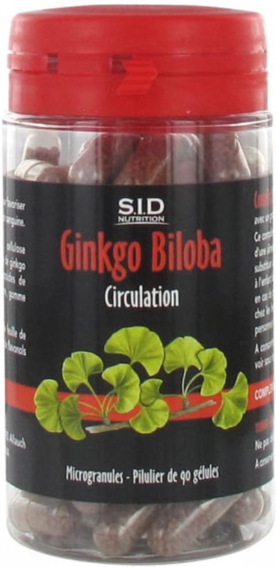 S.I.D Nutrition Circulatie Ginkgo Biloba 90 Capsules