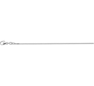 YO&NO - Ketting - Zilver - Venetiaans -  1,1 mm -  41 + 4 cm - Gerhodineerd - Zilver 925