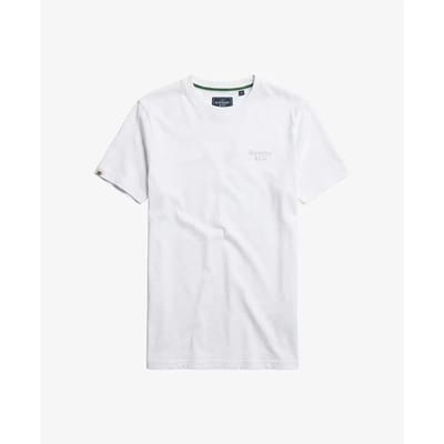 Superdry - Essential Serif Logo T-shirt Slanke Pasvorm - Heren - T-shirts