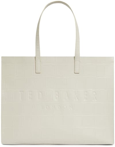 Ted Baker schoudertas Allicon Croc Effect Icon Bag Ivory crème