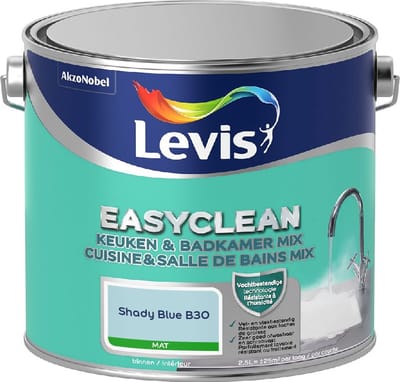 Levis - Easyclean Keuken & Badkamer Mix - Shady Blue B30 - Mengverf - 2,5 L