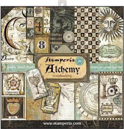 Stamperia Alchemy Papers - 12x12 inch dubbelzijdig papier - SBBL34