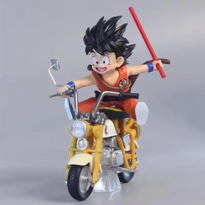 Figurine Anime Dragon Ball Z Son Goku Tortue Géniale Locomotives PVC Action Kame Sennin Moto Jouets pour Enfants Collectionneur black
