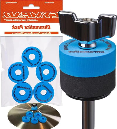 Bekken Pads - Schuim Ring - Verbeter Klank - Hoge Dichtheid Schuim - 40/15mm - Zwart