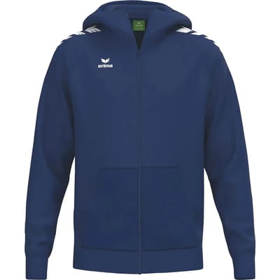 Erima Cmpt Wings Hooded Full Zip Kinderen - New Navy | Maat: 140