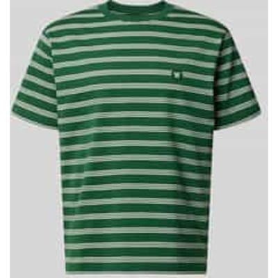 relaxed fit T-shirt met gestikt logo model 'Easton'