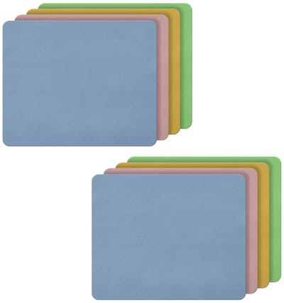 Dailygoods - Microfiber Brillenpoetsdoeken - Set van 8 Dikke Reinigingsdoeken voor Brillen en Schermen