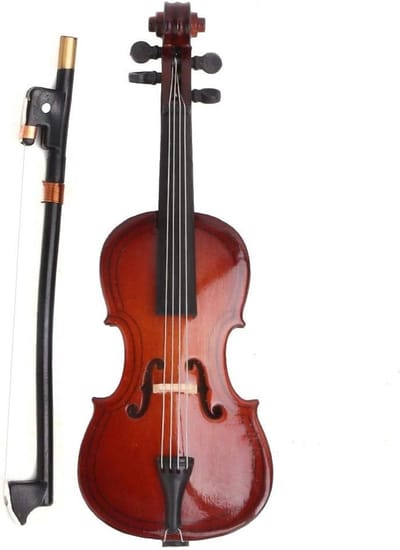 Miniatuur Cello Model van 10 cm, Schattig Houten Instrument voor Bureau Decoratie, Cadeau Idee en Verzamelobjecten