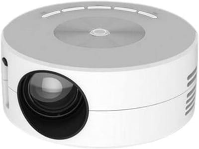 Draagbare Projector - Mini Beamer Videoprojector - Thuis Film Kijken - Geluidsarme Werking - 200 Inch Scherm - Wit