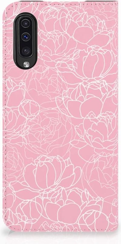 Samsung Galaxy A50 Smart Cover White Flowers