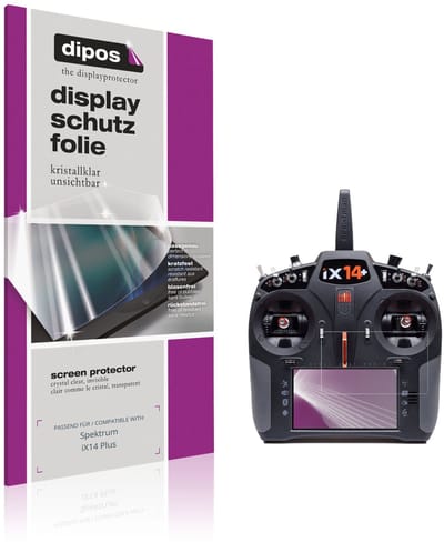 dipos – 2x Beschermfolie geschikt voor Spektrum iX14 Plus | Krasbestendige & heldere Screenprotector Ultra-Thin