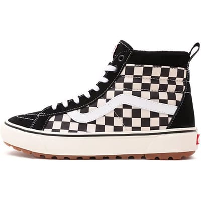 Vans Sk8-Hi MTE-1 Checkerboard Unisex Sneakers Zwart Wit VN0A5HZYA04 37 black