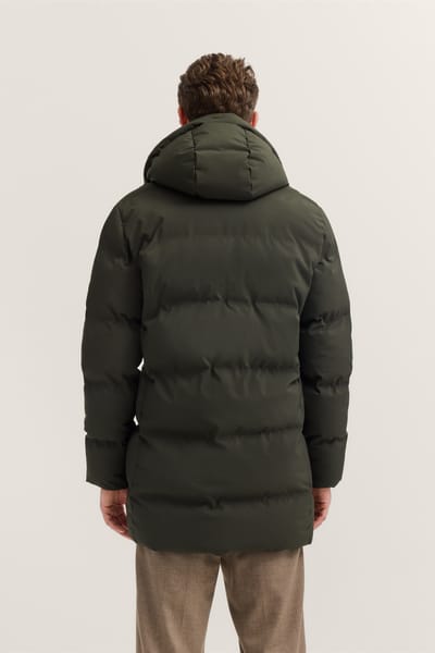Bugatti Herren Gewatteerde parka, waterdicht, ademend en met capuchon