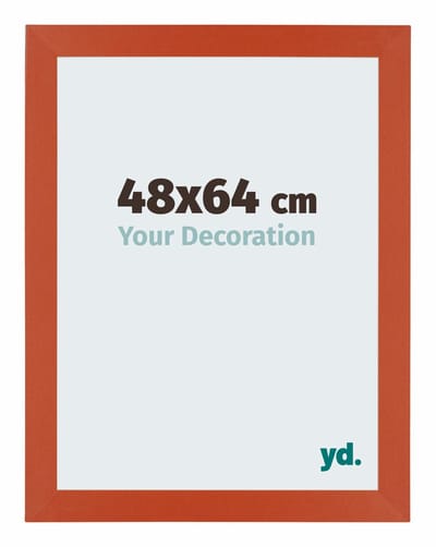 Your Decoration - Puzzellijst 48x64 cm - Oranje - Puzzellijst 500-1000 stukjes - MDF Fotolijst - Mura
