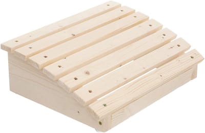 Flat/Slanted Footrest Pine Wood voet Kruk Piano Meubilair Home Office Onder Tafel (A)