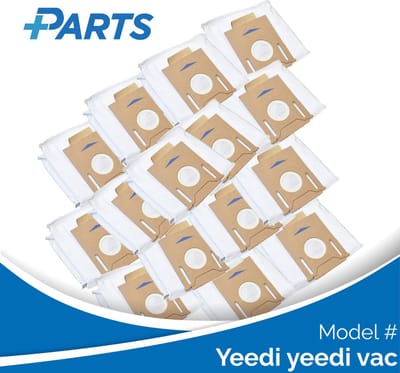 Yeedi yeedi vac Stofzakken (15 Stuks, Plus.Parts® alternatief voor D-DB03)