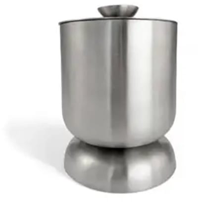 XLBoom Diablo Ijsemmer klein Zilver - Luxe wijn- & ijsemmer collectie in stainless steel – Verkrijgbaar in Black | Pure Stainless – Tijdloze design koelaccessoires door Frederik Delbart