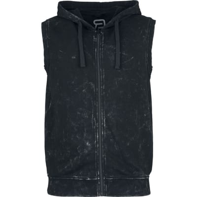 R.E.D. by EMP Bodywarmer - Grijsgevlekt capuchonvest - S tot XXL - voor Mannen - grijs gemêleerd