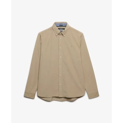 Katoenen ribfluweel overhemd met lange mouwen Superdry Classic Needle