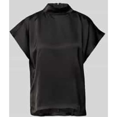 Slim fit blouseshirt met opstaande kraag, model 'Caneli'