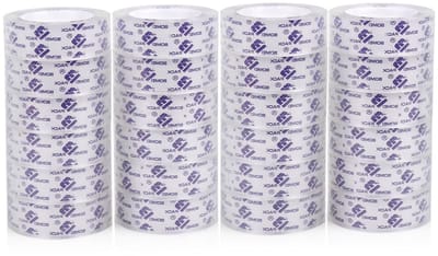 24 Rollen Transparante Plakband, 18mm x 25m, Voor Verpakking, Cadeau Inpakken, School en Kantoor