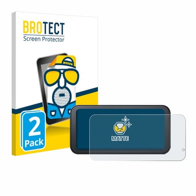 BROTECT - Screenprotector voor Lamto Motorrad Carplay 6.25" - Folie Beschermfolie matte 2 Stuks