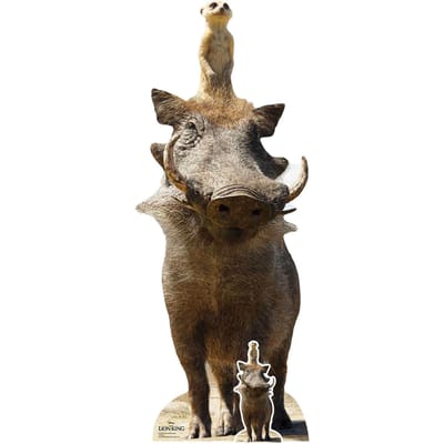 Timon and Pumbaa (Lion King Live Action) Life Size Cut-Out