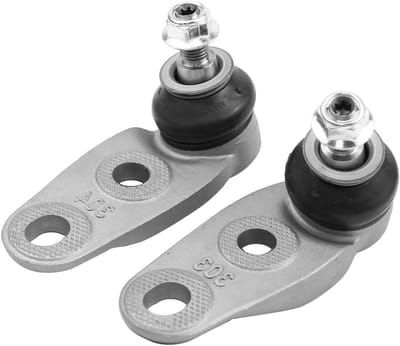 Set van 2 stuks voorste onderste rechter en linker balhoofden geschikt voor Mini R55 R56 R57 R58 R59 2006-2015, vervangingsonderdelen voor optimale prestaties
