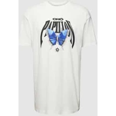 T-shirt met motiefprint, model 'ORIGAMI'
