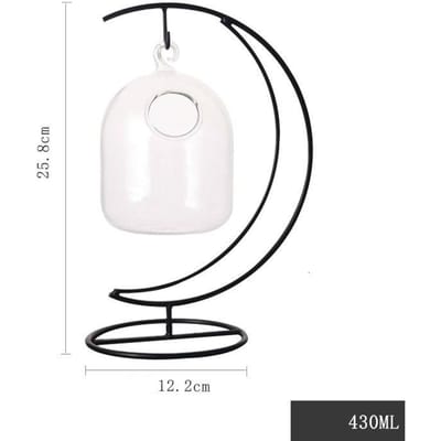 Bar Nieuwe Ideeën Hangmand Cocktailglas Hart Maan IJzeren Frame Ophanging Fles Sap Drank Moleculair Speciale Dranken Beker 320-430ml