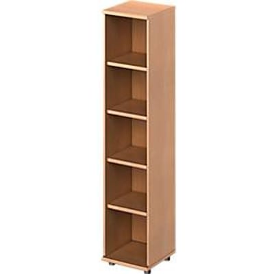 Schäfer Shop Genius open kast TETRIS WOOD, 5 OH, hoogte incl. glijders, B 400 mm, beuken afwerking