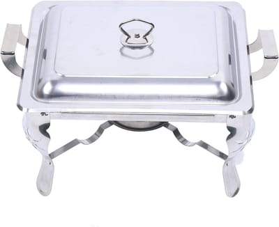 Voedselwarmer Buffet RVS 6 Liter met Deksel voor Feest en Catering