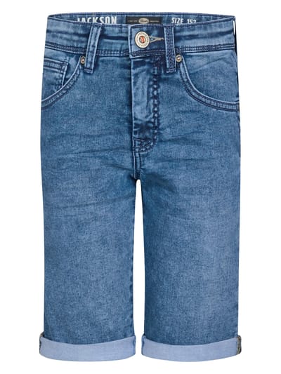 Petrol Industries - Jongens Jackson denim jogger short Gonzaga - Lichtblauw - Maat 164