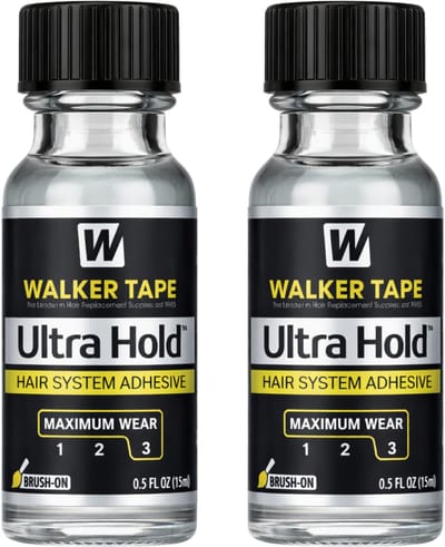 Walker Tape Pruik Lijm - Ultra Hold - Hair System Adhesive - Brush-On - 2 stuks - 15 ml - Haarextensions