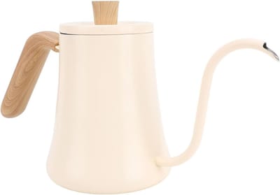 Koffie Waterketel - Theeketel Mini - Koffie Zetten - Gooseneck Tuit - 600ml - Zilverkleurig