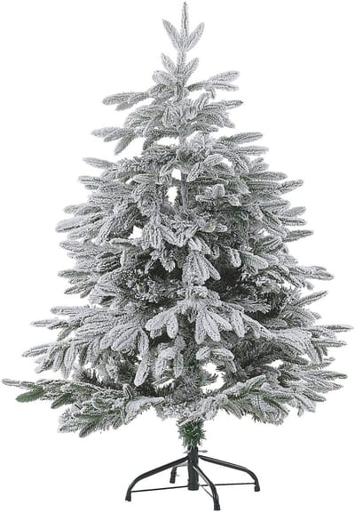 BASSIE - Kerstboom - Wit - 120 cm - PVC