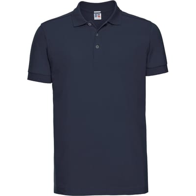 Russell Heren Rekken Korte Mouw Poloshirt (Franse marine)