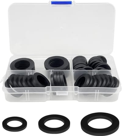 50 Stuks Rubber O-Ringen voor Douchekop, Kraan en Waterleiding - Vervangingsset voor Afdichtingen en Slangen (1", 1/2", 3/4")