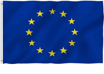 *** Europa Vlag 90x150cm - Europe Flag - Drapeau Européen - van Heble® ***