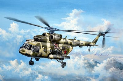 Trumpeter Modelbouwpakket Militaire voertuigen - 05853 Mil Mi-8MTV5 Hip – Russische Militaire Helikopter Plastic - 1:48 - Modelbouw