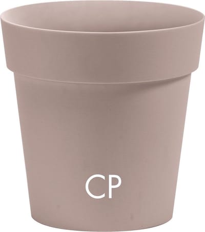 Bloempot Buiten Rond Arke 26cm POEDERBRUIN Nicoli