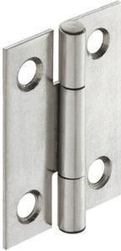 RVS Bladscharnier 50x40mm