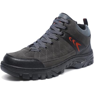 Herfst en Winter Nieuwe Reis Sport Casual Schoenen Wandelschoenen Middenhoge Top Outdoor Grote Maat Wandelschoenen 44