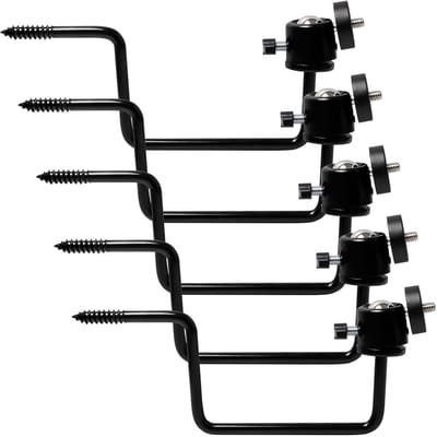 5 stuks houders voor wildcamera's, 360° verstelbaar, universele aansluiting met schroefdraad van 1/4 inch, montagebeugel voor jachtcamera