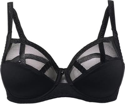 Louisa Bracq - Serie Beugel BH Zwart - maat 75E - Zwart
