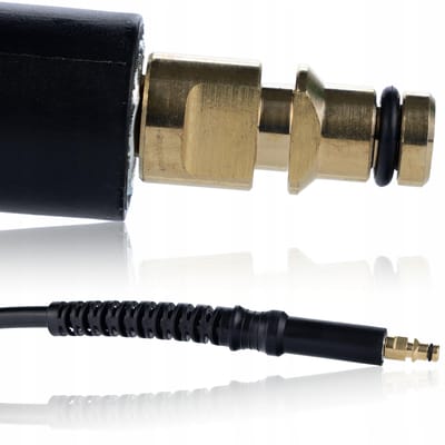 Rosfix Spuitpistool Vervanging Set VARIO - Verstelbare Spuitmond - 8 M Hogedrukslang Click Connect - Geschikt voor Kärcher